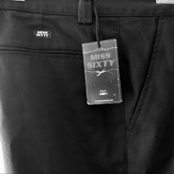 MISS SIXTY New Black Pants Sz 31 - Picture 6 of 8